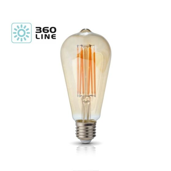 LED žarnica K-Light E27 FST64 7W - 2700K/800lm 360 Line